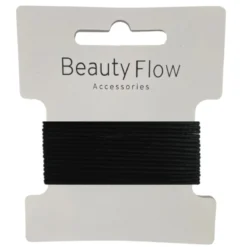 Beauty Flow Basic Hairtie 15 Pieces - Black