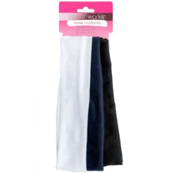 Brushworks Jersey Headbands 3 Pieces