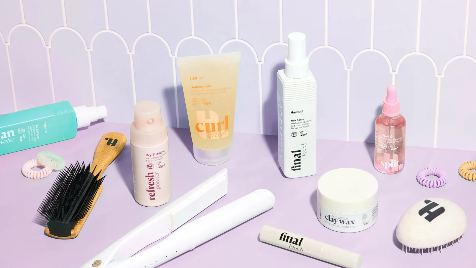 Forside -Nice Hair Butik collection banner hair styling V2