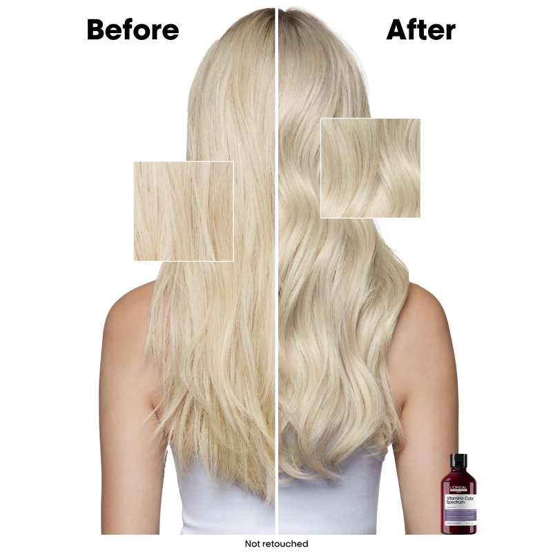 L'Oréal Professionnel Vitamino Color Spectrum Purple Shampoo 300 Ml 3 L'Oréal Professionnel Vitamino Color Spectrum Purple Shampoo 300 Ml - Billede 3