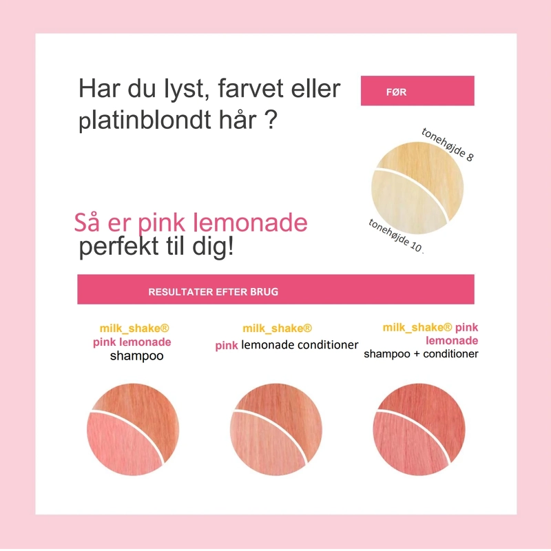 Milk_shake Pink Lemonade Shampoo 300 Ml 4 Milk_shake Pink Lemonade Shampoo 300 Ml - Billede 4