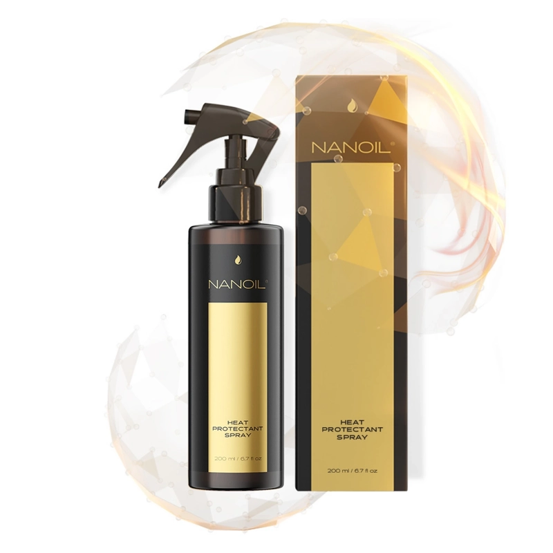 Nanoil Heat Protectant Spray 200 Ml 2 Nanoil Heat Protectant Spray 200 Ml - Billede 2