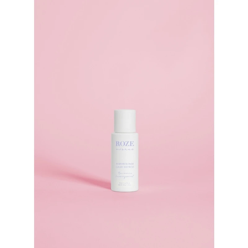 ROZE Avenue Forever Blonde Luxury Shampoo Travel Size 50 Ml 2 ROZE Avenue Forever Blonde Luxury Shampoo Travel Size 50 Ml - Billede 2